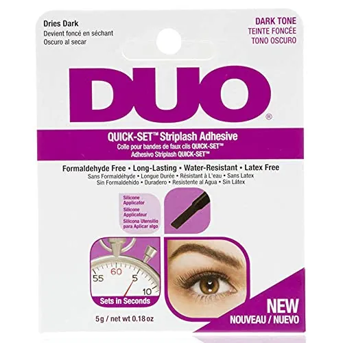 DUO Quick-Set Strip Lash Adhesive Review: Dark Lash Glue