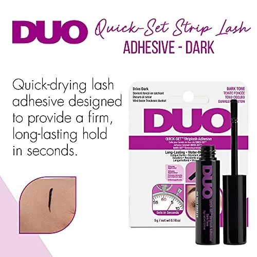 DUO Quick-Set Strip Lash Adhesive Review: Dark Lash Glue image 2