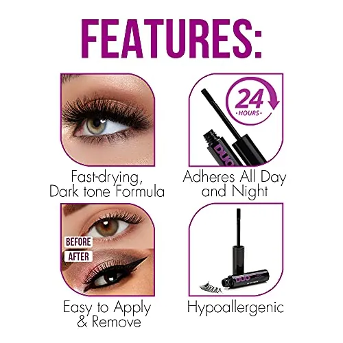 DUO Quick-Set Strip Lash Adhesive Review: Dark Lash Glue image 4