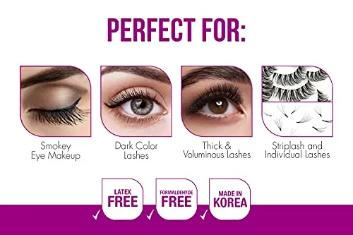 DUO Quick-Set Strip Lash Adhesive Review: Dark Lash Glue image 6