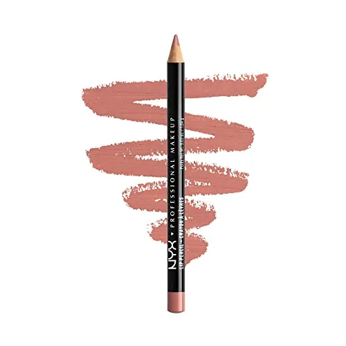 NYX Slim Lip Pencil Nude Pink Review: Creamy Lip Liner