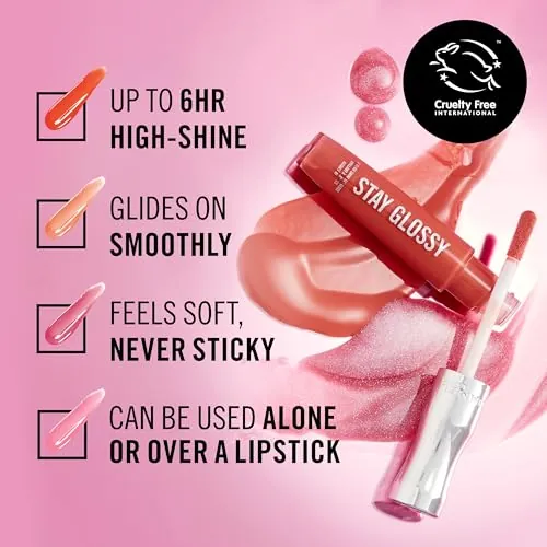 Rimmel Stay Glossy Lip Gloss Review: Blushing Belgraves image 4