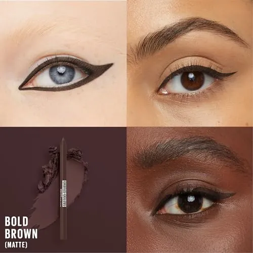 Maybelline TattooStudio Eyeliner Review: Bold Brown Pencil image 2