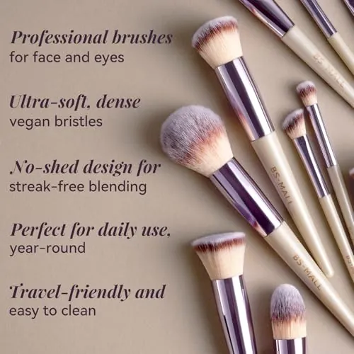 BS-MALL Makeup Brush Set Review: 18-Piece Budget Brush Kit image 5