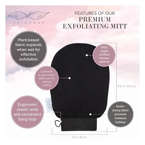 Seraphic Skincare Exfoliating Mitt Review: Body Scrub Glove image 3