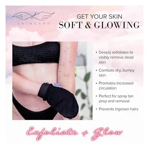Seraphic Skincare Exfoliating Mitt Review: Body Scrub Glove image 5