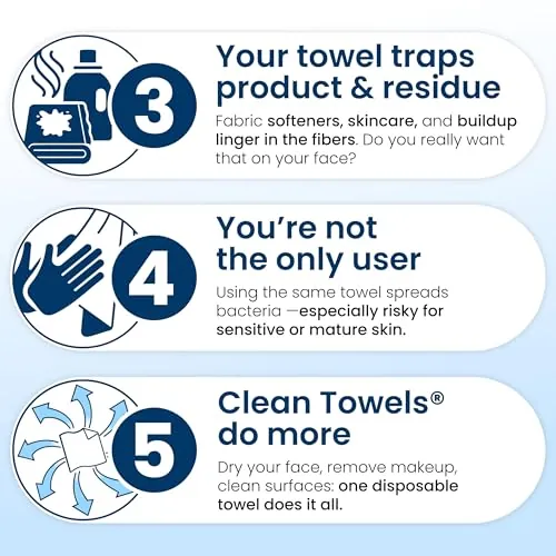 Clean Skin Club Clean Towels XL Review: Disposable Face Towel image 6
