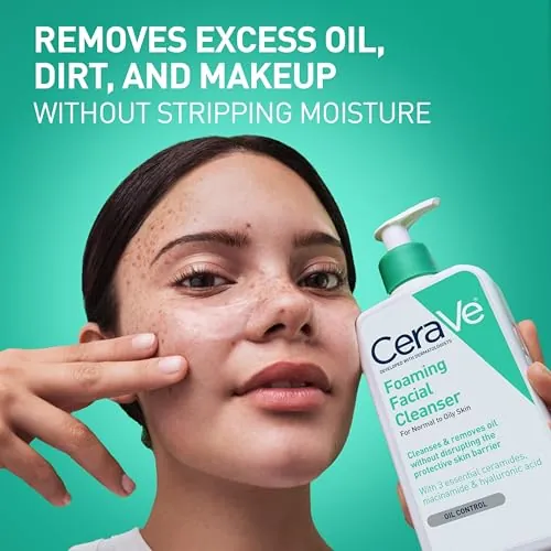 CeraVe Foaming Facial Cleanser Review: Oily Skin Face Wash image 2