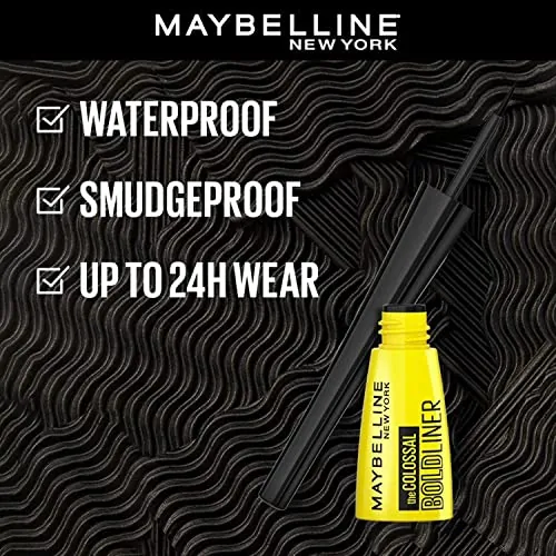 Maybelline Colossal Bold Eyeliner Review: Black Liquid Liner image 3