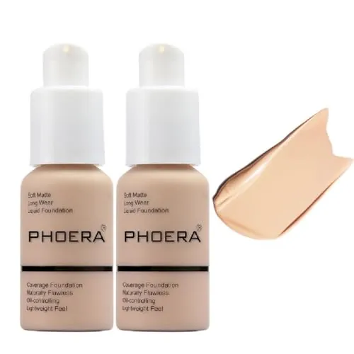 PHOERA 102 Nude Foundation Review: Full Coverage Matte