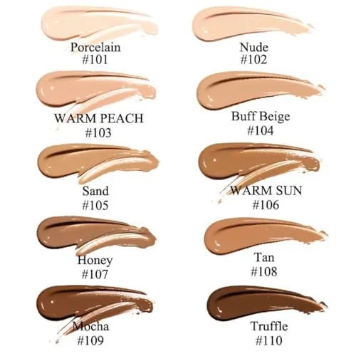 PHOERA 102 Nude Foundation Review: Full Coverage Matte image 4