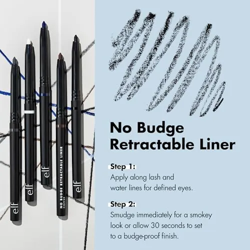 e.l.f. No Budge Retractable Eyeliner Review image 3
