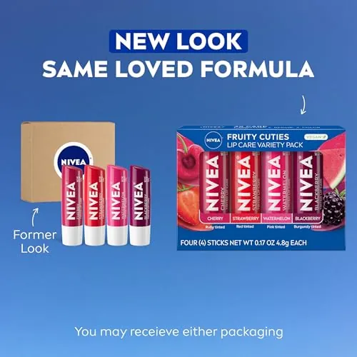 NIVEA Fruity Tinted Lip Balm Variety Pack Review image 2