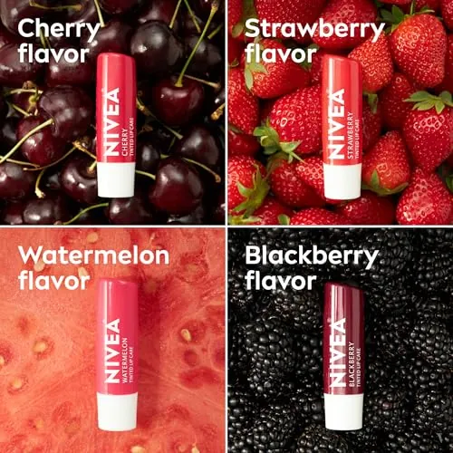NIVEA Fruity Tinted Lip Balm Variety Pack Review image 5