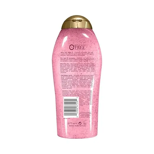 OGX Sensitive + Rose Water Body Scrub Review image 5