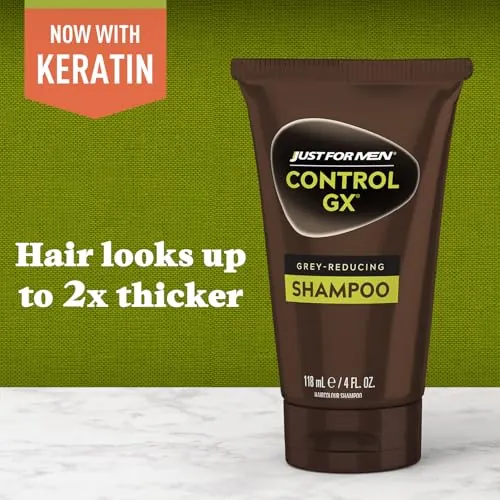 Just for Men Control GX Shampoo Review: Gradual Grey Coverage image 4