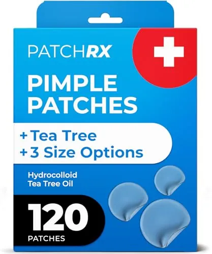 PatchRx Pimple Patches Review: 120 Hydrocolloid Acne Dots