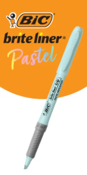 BIC Brite Liner Grip Pastel Highlighter Set Review image 9