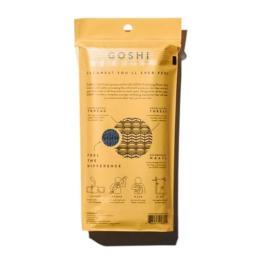 GOSHI Exfoliating Shower Towel Review: Body Washcloth image 3