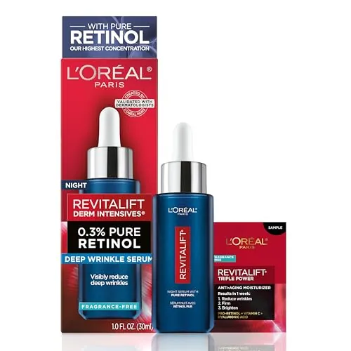 L'Oreal Revitalift 0.3% Pure Retinol Night Seru...