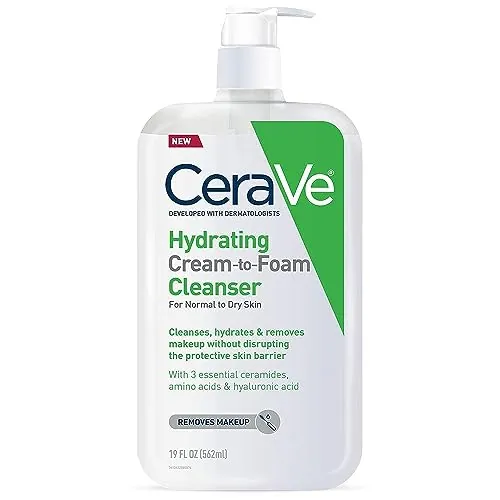 CeraVe Hydrating Cream to Foam Cleanser Review