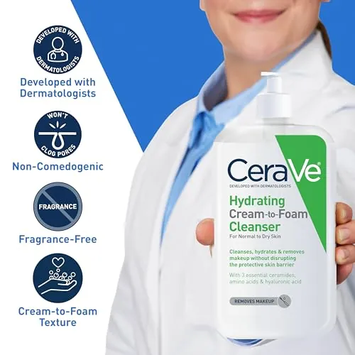 CeraVe Hydrating Cream to Foam Cleanser Review image 4