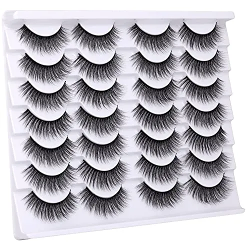 Newcally Lashes Review: Natural Wispy False Eyelashes image 5