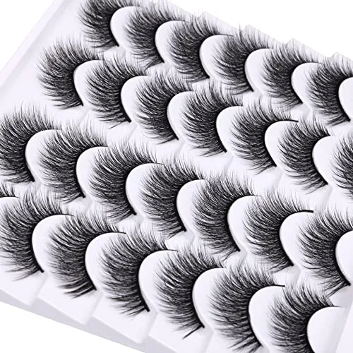 Newcally Lashes Review: Natural Wispy False Eyelashes image 7