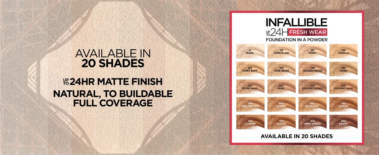 L'Oreal Infallible Fresh Wear Powder Foundation Review image 9