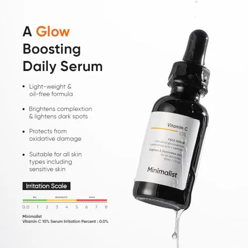 Minimalist 10% Vitamin C Serum Review: Brightening Face Serum image 3