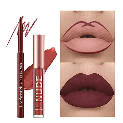 BestLand Matte Liquid Lipstick + Lip Liner Set Review image 6