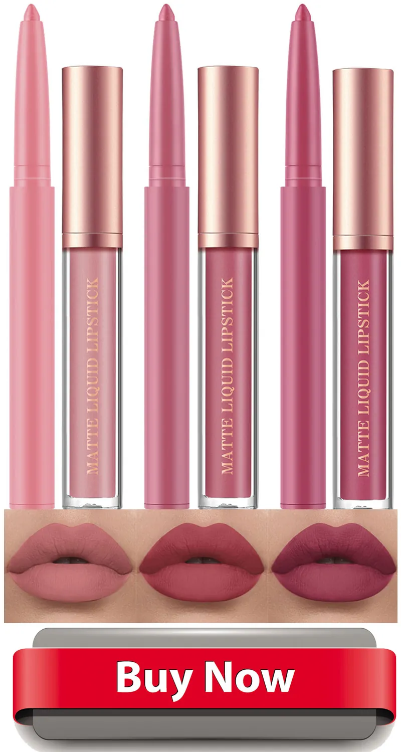 BestLand Matte Liquid Lipstick + Lip Liner Set Review image 9