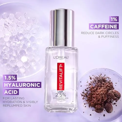 L'Oreal Revitalift Eye Serum Review: Hyaluronic + Caffeine image 4