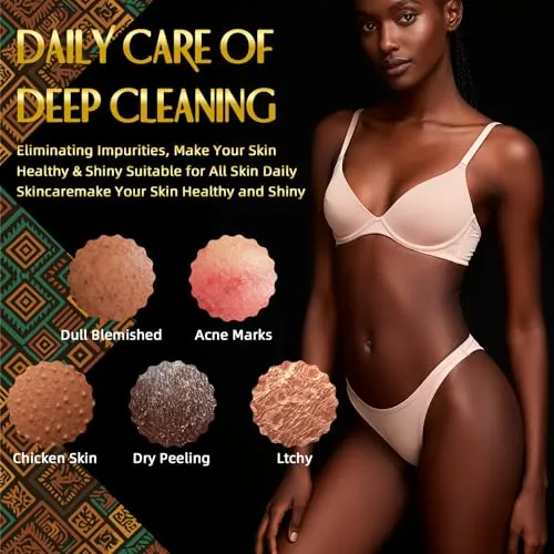 UJFQBH African Bath Sponge Review: Exfoliating Net Scrubber image 5