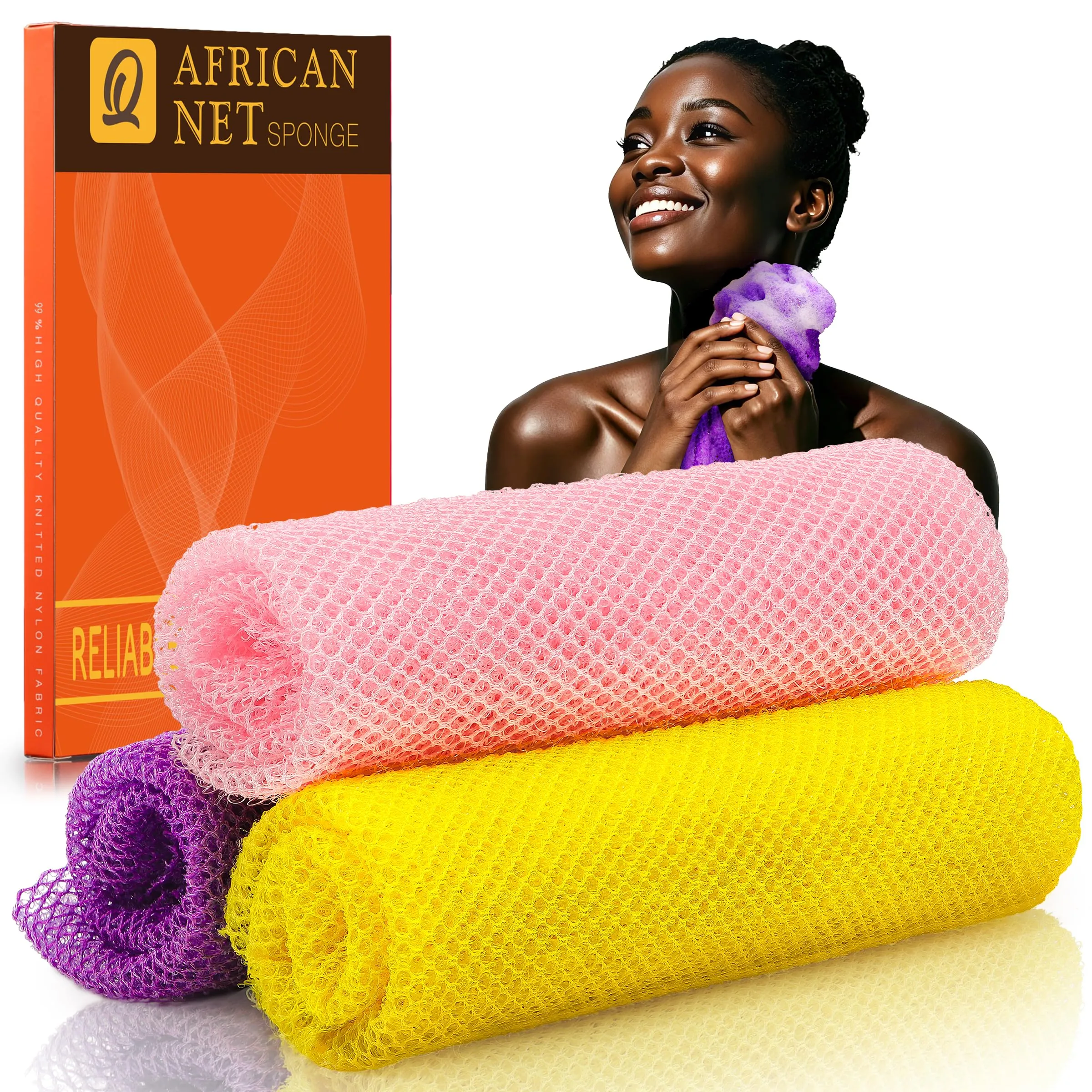UJFQBH African Bath Sponge Review: Exfoliating Net Scrubber image 8