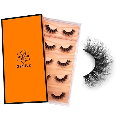 DYSILK Fluffy 16mm Lashes Review: 5 Pair Faux Mink Strips