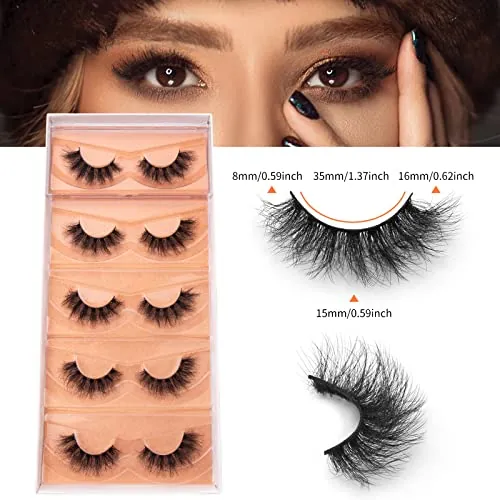 DYSILK Fluffy 16mm Lashes Review: 5 Pair Faux Mink Strips image 3