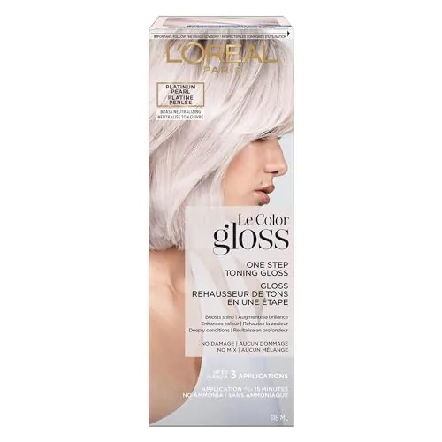 L'Oreal Le Color Gloss Platinum Pearl Review image 1