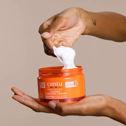 Cantu Coconut Curling Cream Review for Natural Hair image 7