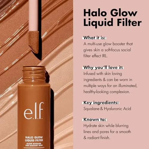 e.l.f. Halo Glow Liquid Filter Review: Glow Booster image 3