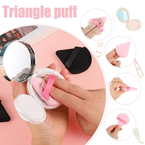 Pimoys 6 Pieces Powder Puff Review: Velour Makeup Puffs image 3