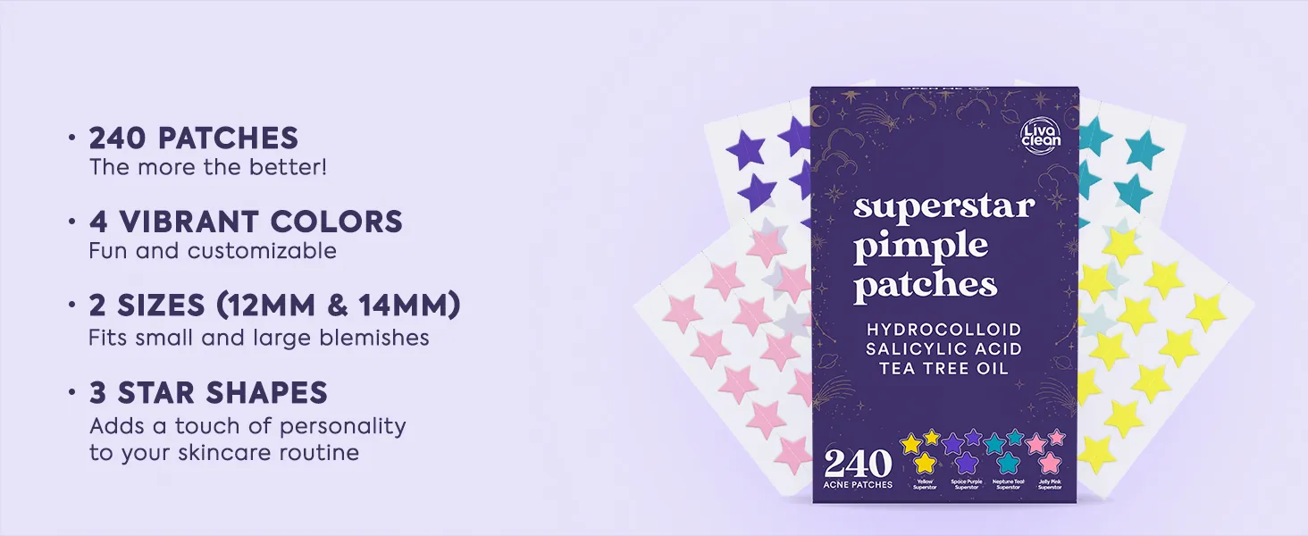 Livaclean 240CT Star Pimple Patches Review image 9
