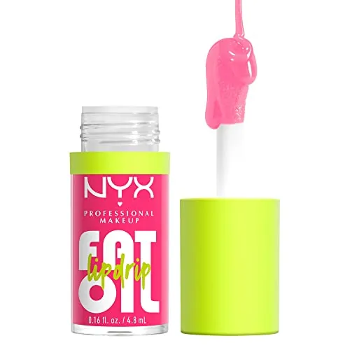 NYX Fat Oil Lip Drip Review: Sheer Pink Lip Oil...