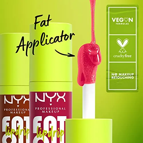 NYX Fat Oil Lip Drip Review: Sheer Pink Lip Oil Gloss image 4