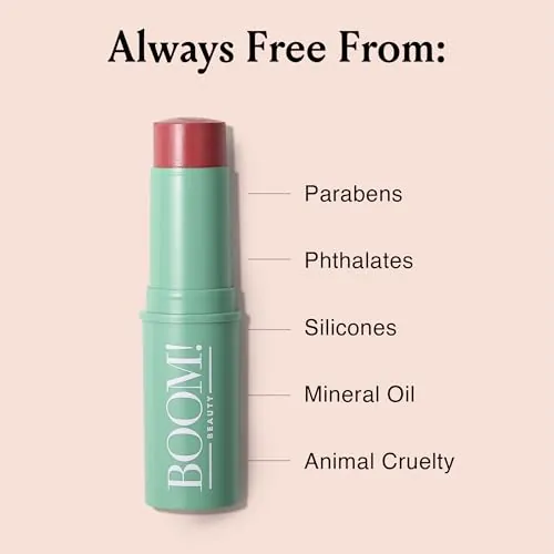 Boomstick Rose Nude Review: Cream Blush Stick image 6