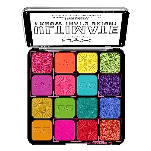NYX I Know That's Bright Eyeshadow Palette Review image 2