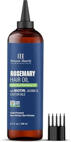 Botanic Hearth Rosemary Hair Oil Review: Scalp & Hair Care