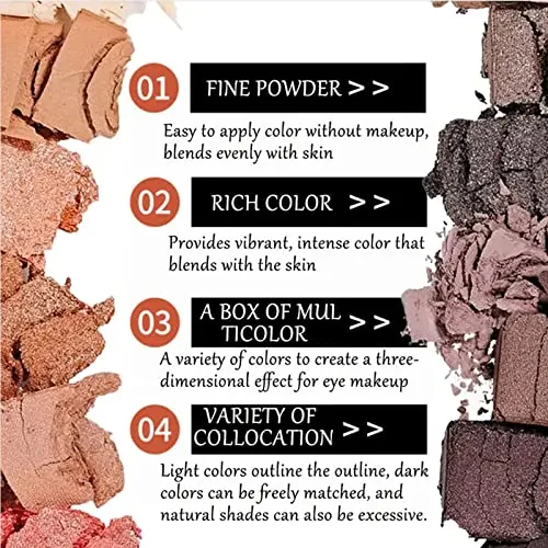 BOLOPER Color E Smokey Eyeshadow Palette Review image 2
