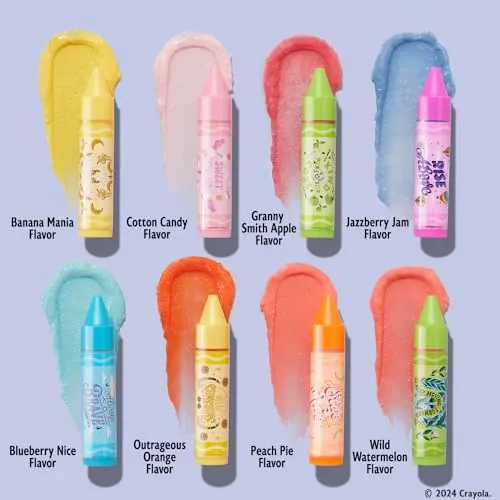 Lip Smacker Crayola Party Pack Review: 8 Lip Balms image 2