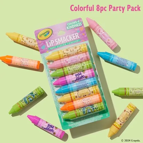 Lip Smacker Crayola Party Pack Review: 8 Lip Balms image 3